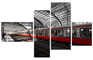 Obraz vlakovej stanice (Obraz 110x70cm)