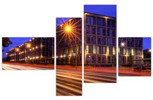 Nočné ulice - obraz do bytu (Obraz 110x70cm)