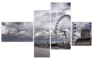 Londýnske oko (London eye) - obraz (Obraz 110x70cm)