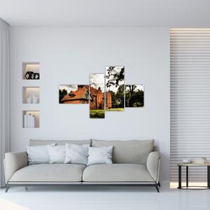 Tehlový dom - obraz (Obraz 110x70cm)