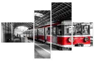 Vlaková stanica - obraz (Obraz 110x70cm)