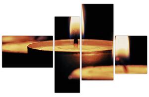 Horiace sviečky - obraz (Obraz 110x70cm)