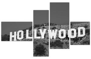Nápis Hollywood - obraz (Obraz 110x70cm)