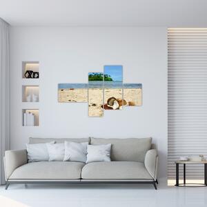 Pláž - obraz (Obraz 110x70cm)
