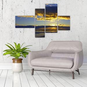 Západ slnka na mori - obraz na stenu (Obraz 110x70cm)