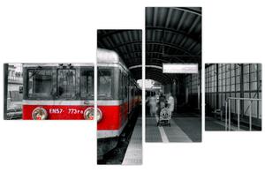 Historický vlak - obraz na stenu (Obraz 110x70cm)