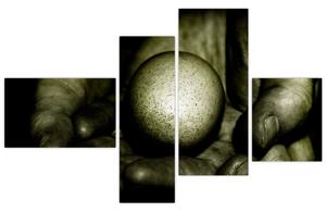 Loptička v rukách - moderný obraz (Obraz 110x70cm)