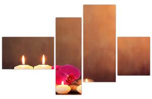 Obraz sviečky (Obraz 110x70cm)