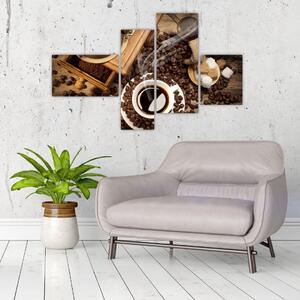Kávové zrná - obraz (Obraz 110x70cm)