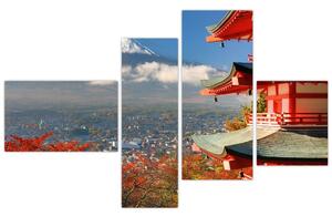 Hora Fuji - moderný obraz (Obraz 110x70cm)