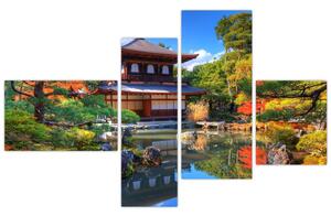 Japonská záhrada - obraz (Obraz 110x70cm)