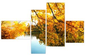 Jesenná krajina - obraz (Obraz 110x70cm)