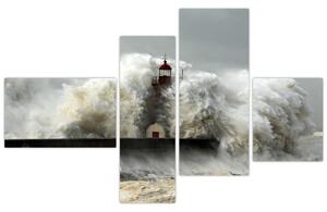 Maják na mori - obraz (Obraz 110x70cm)
