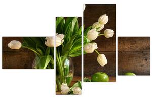 Tulipány vo váze - obraz (Obraz 110x70cm)