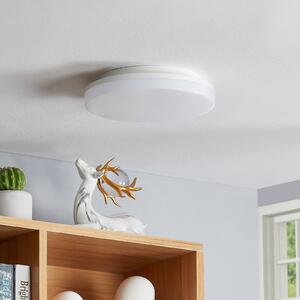 PRIOS Prios Artin stropné LED svetlo snímač okrúhle 22cm, Biela / opálová, Kúpeľňa, Plast, Moderný, Závesné svietidlo