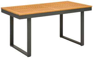 ZÁHRADNÝ STÔL, drevo, kov, 140/68/70 cm Amatio - Záhradné stoly