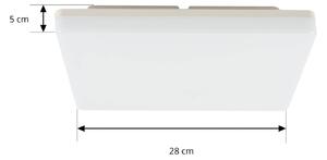 Prios Artin stropné LED svetlo snímač hranaté 28cm