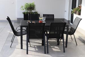 TEXIM VIKING L - záhradný jedálenský stôl + 6 x stolička RAMADA