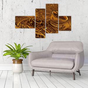 Obraz kávových zŕn na stenu (Obraz 110x70cm)