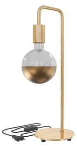 Calex U-Line stolová lampa s 1,5m káblom, zlatá