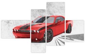 Dodge Challenger - obraz autá (Obraz 110x70cm)