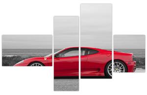 Červené Ferrari - obraz (Obraz 110x70cm)