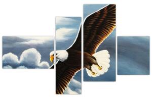 Obraz letiaceho orla (Obraz 110x70cm)