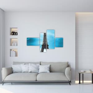 Abstraktný obraz Eiffelovej veže (Obraz 110x70cm)