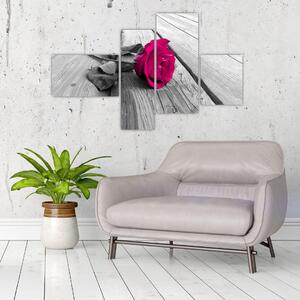Obrazy kvetov - ruža (Obraz 110x70cm)
