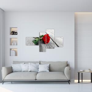 Moderný obraz - ruža (Obraz 110x70cm)