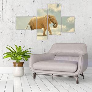 Slon na lane, obraz (Obraz 110x70cm)