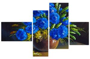 Obraz kvetov vo váze (Obraz 110x70cm)