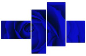 Detail modré ruže - obraz (Obraz 110x70cm)