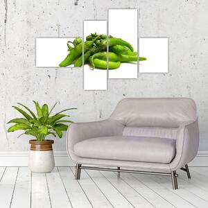Zelené papričky - obraz (Obraz 110x70cm)