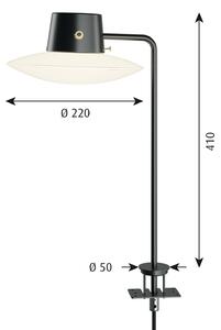 Louis Poulsen AJ Oxford lampa pin opálová 41 cm