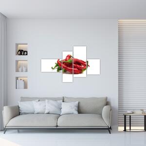 Chilli papričky, obrazy (Obraz 110x70cm)