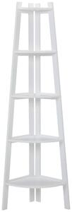 ROHOVÝ REGÁL, biela, 40/180/40 cm Carryhome - Kancelárske regály