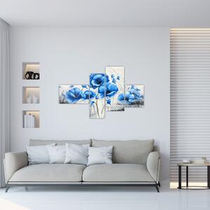Modré vlčie maky, obraz (Obraz 110x70cm)