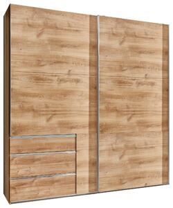 SKRIŇA S POS. DVER. – HOR.VED, farba duba, 250/216/65 cm MID.YOU - Skrine, Online Only