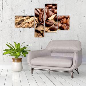 Kávové zrná, obrazy (Obraz 110x70cm)
