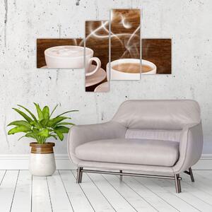 Kávové šálky - obrazy (Obraz 110x70cm)