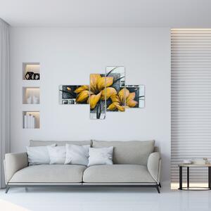 Obraz žlté kvety (Obraz 110x70cm)