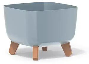 Prosperplast plastový kvetináč Gracia Square grey Ø 24 cm