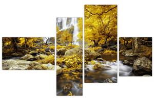 Obraz jesennej krajiny na stenu (Obraz 110x70cm)