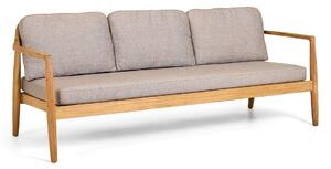 Jati Kebon Pohovka 3-miestna Tofino Teak, Jati Kebon, 191x75x71 cm, rám teak, bez vankúšov