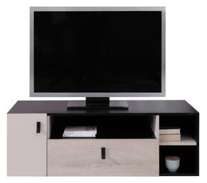 Mirjan24 Televízna skrinka Soul LG10, Farby: čierny / dub + béžový 5903211039812