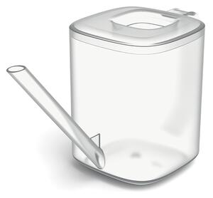 Prosperplast Kanvička na kvety TUBI transparentná, 1l - 24 x 10 x 13,6 cm