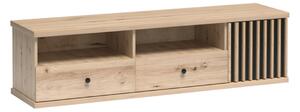 Mirjan24 TV skrinka Sigeren SG06, Farby:: dub artisan / dub artisan + čierna 5903211090554