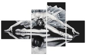 Obraz baleríny (Obraz 110x70cm)