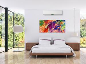 Farebný abstraktný obraz (Obraz 160x80cm)